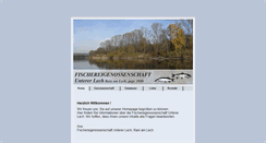 Desktop Screenshot of fischerei-unterer-lech.de